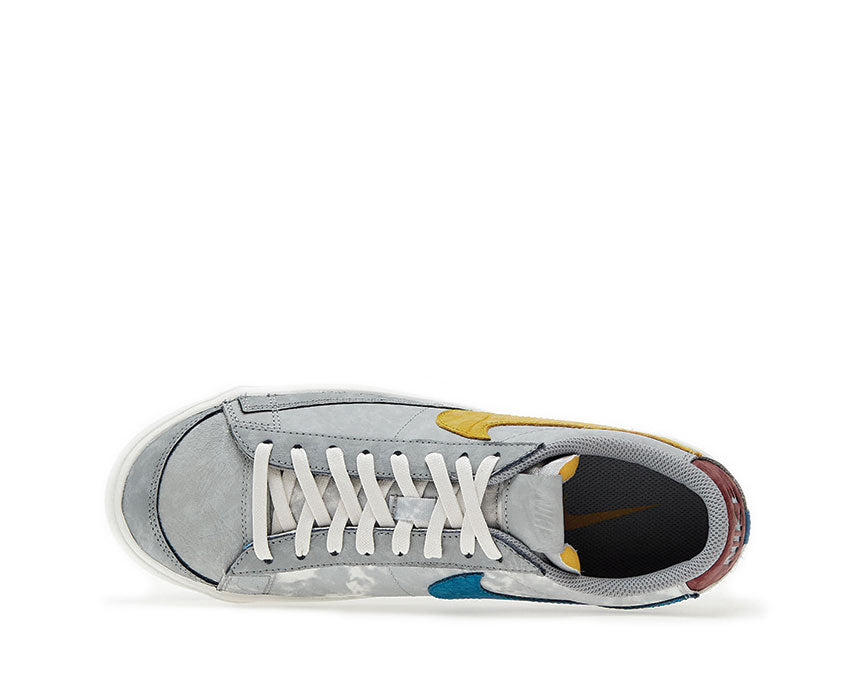 Nike Blazer Low '77 LT Smoke Grey / Dark Citron - Green Abyss DJ9940-001