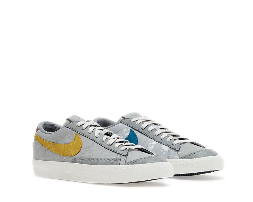 Nike Blazer Low '77 LT Smoke Grey / Dark Citron - Green Abyss DJ9940-001