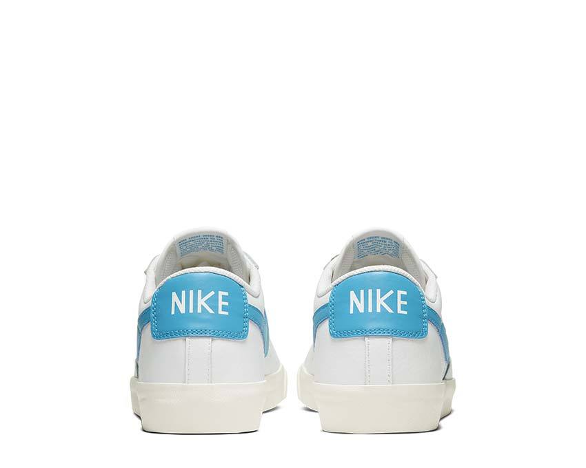 Nike Blazer Low Leather White / Laser Blue - Sail CI6377-104