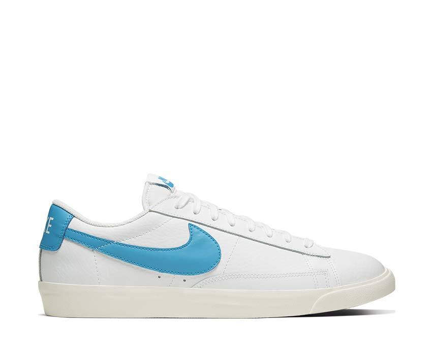 Nike Blazer Low Leather White / Laser Blue - Sail CI6377-104