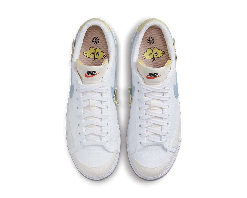 Nike Blazer Low Platform Next Nature White / Boarder Blue - Pink Oxford DJ6376-100