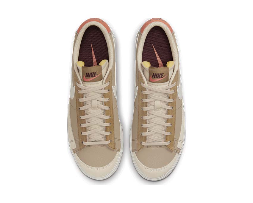 Nike Blazer Low Platform SP Khaki / Light Bone - Madder Root - Hatzel Rush DQ9318-200