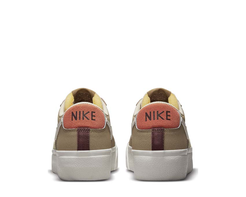 Nike Blazer Low Platform SP Khaki / Light Bone - Madder Root - Hatzel Rush DQ9318-200