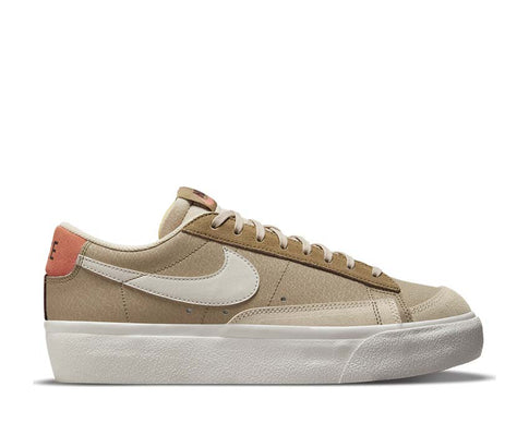 Nike Blazer Low Platform SP Khaki / Light Bone - Madder Root - Hatzel Rush DQ9318-200
