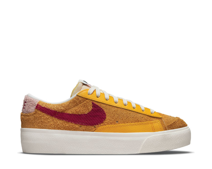 Nike Blazer Low Platform W Sunset / Rush Maroon - University Gold DO6721-700