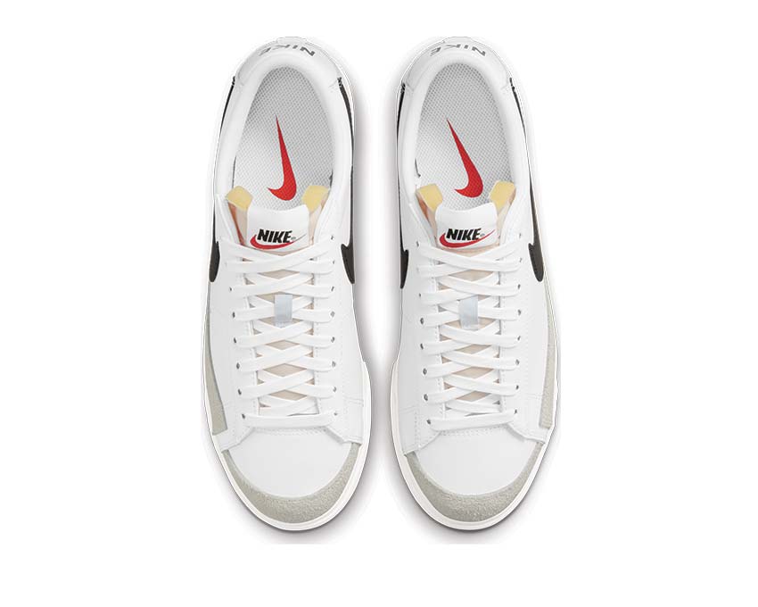 Nike Blazer Low Platform White / Black - Sail - Team Orange DJ0292-101