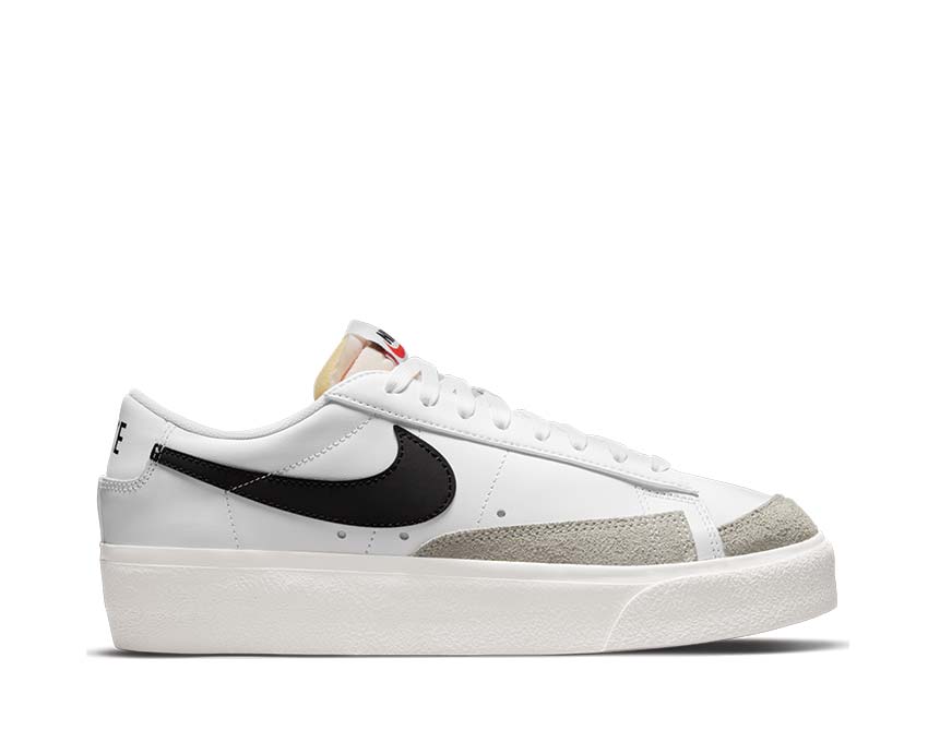 Nike Blazer Low Platform White / Black - Sail - Team Orange DJ0292-101