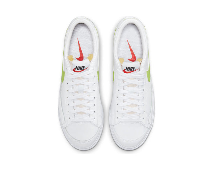 Nike Blazer Low Platform White / LT Lemon Twist - White - Black DJ0292-102