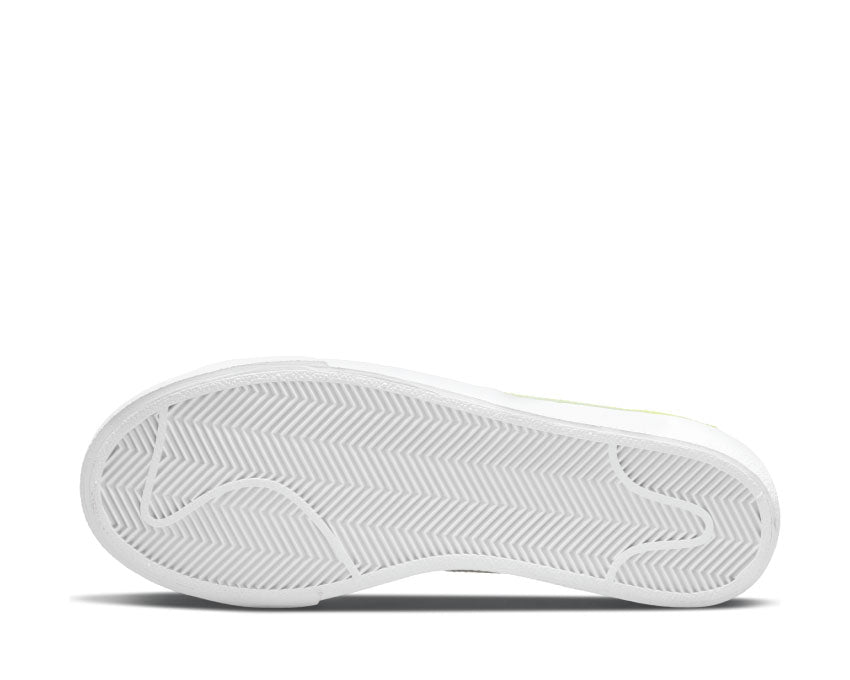 Nike Blazer Low Platform White / LT Lemon Twist - White - Black DJ0292-102