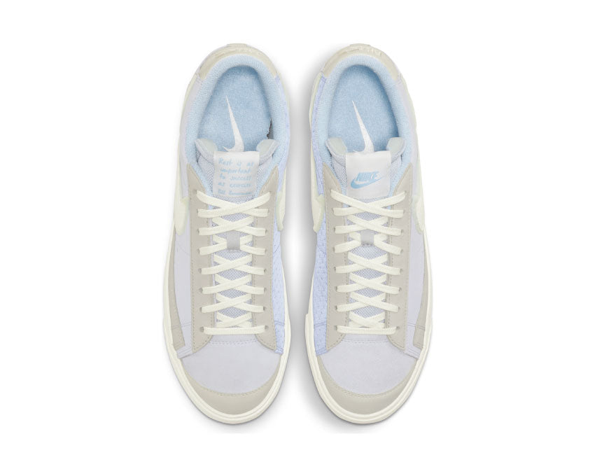 Nike Blazer Low Vintage '77 Football Grey / Sail - Psychic Blue DH4101-001