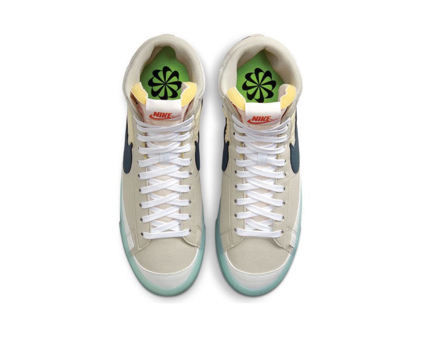 Nike Blazer Mid '77 Cream II / Armory Navy - Orange - Glacier Ice DH4505-200