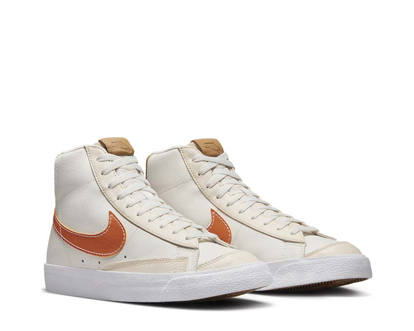Nike Blazer Mid '77 EMB Phantom / Hot Curry - Pearl White DQ7674-001
