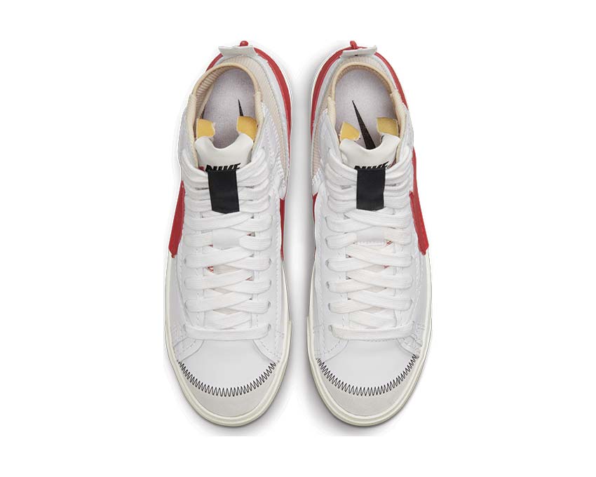 Nike Blazer Mid '77 Jumbo White / Habanero Red - Rattan - White DD3111-102