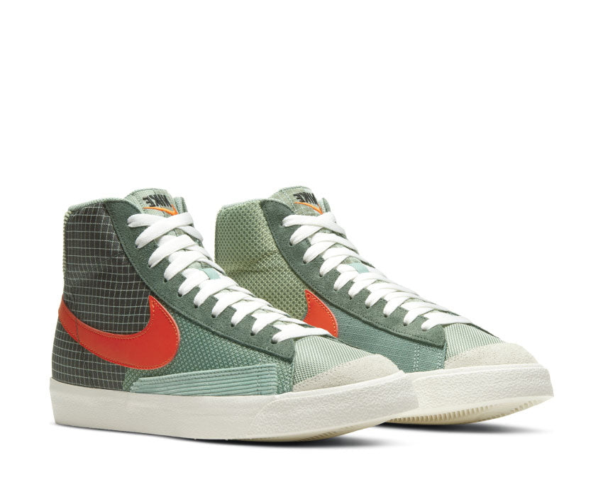 Nike Blazer Mid '77 Patch Dutch Green / TM Orange - Galactic Jade DD1162-300