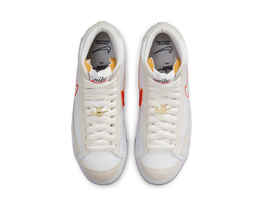 Nike Blazer Mid '77 SE White / Orange - Summit White - Sail DH6757-100