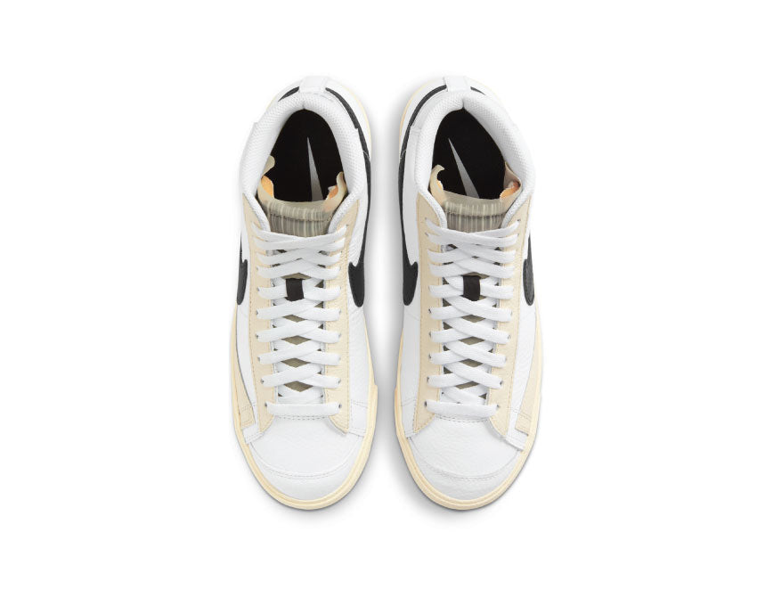 Nike Blazer Mid '77 Summit White / Black - Pale Ivory - Beach DD6621-100