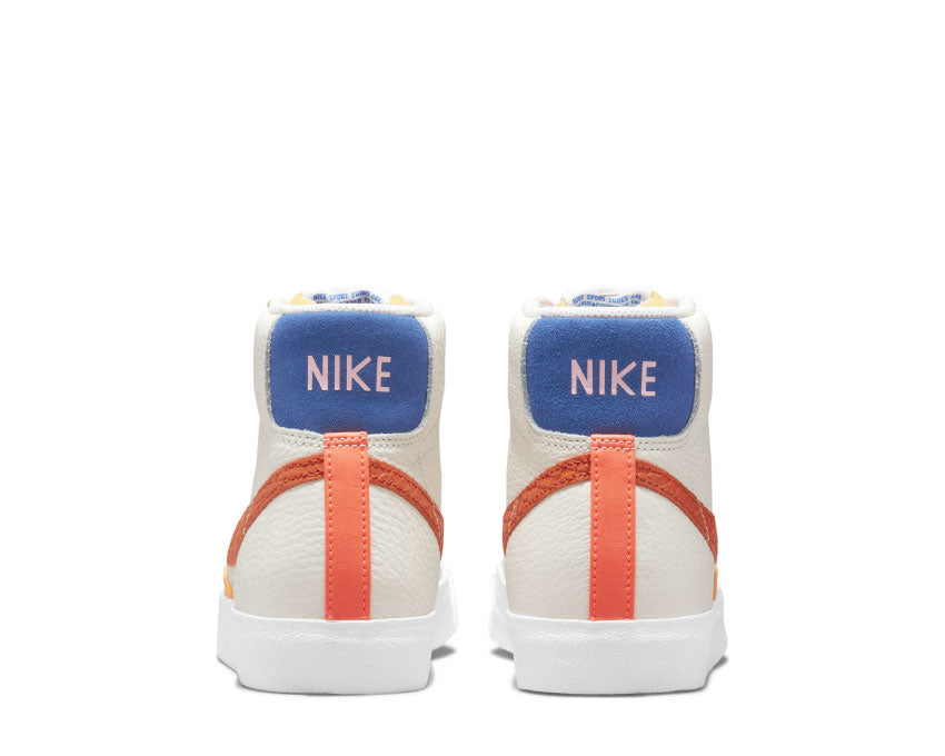 Nike Blazer Mid'77 Wmns Sail / Campfire Orange - White - Citron Pulse DM2872-100