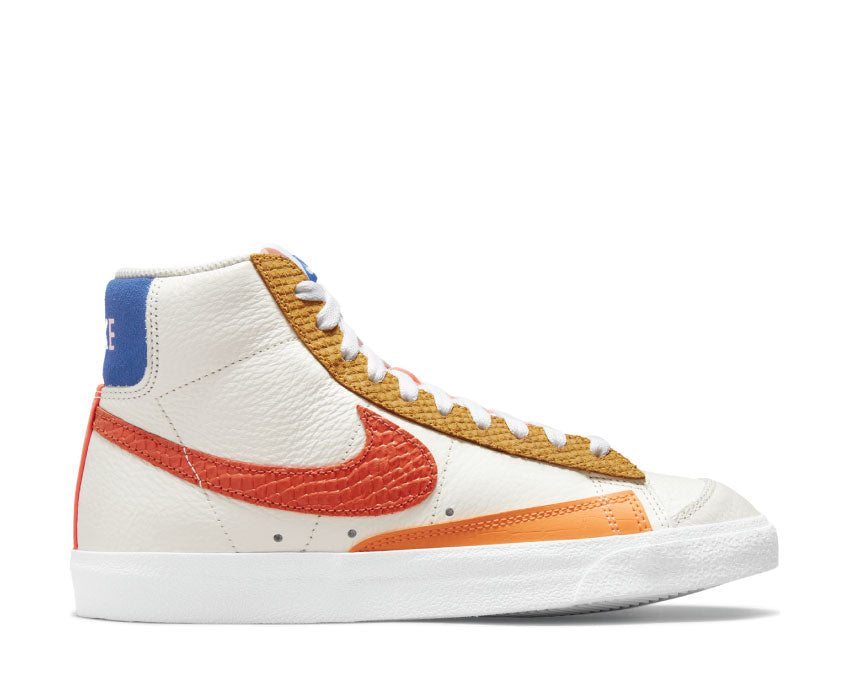 Nike Blazer Mid'77 Wmns Sail / Campfire Orange - White - Citron Pulse DM2872-100