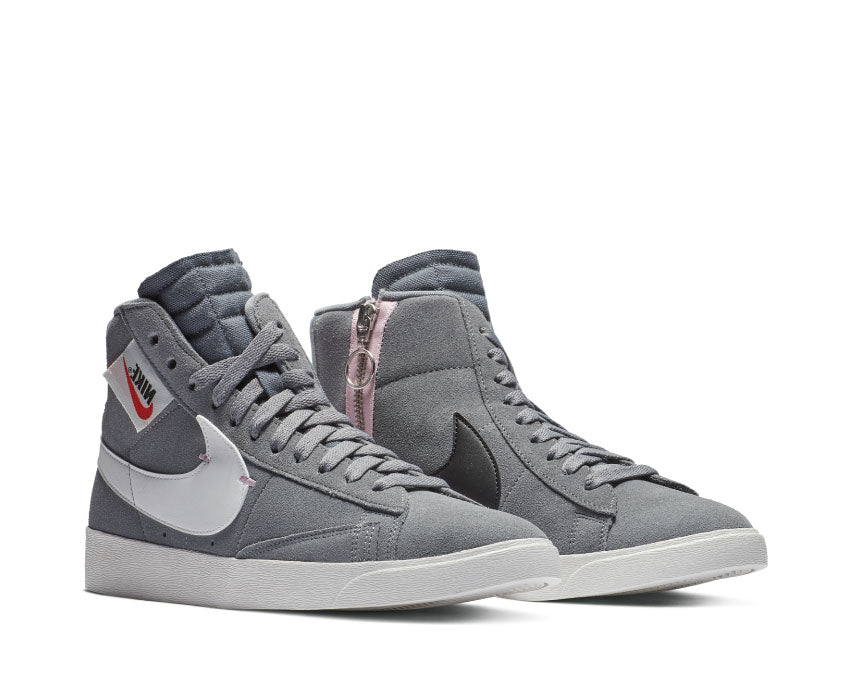 Nike Blazer Mid Rebel Cool Grey Summit White Dark Grey BQ4022 004
