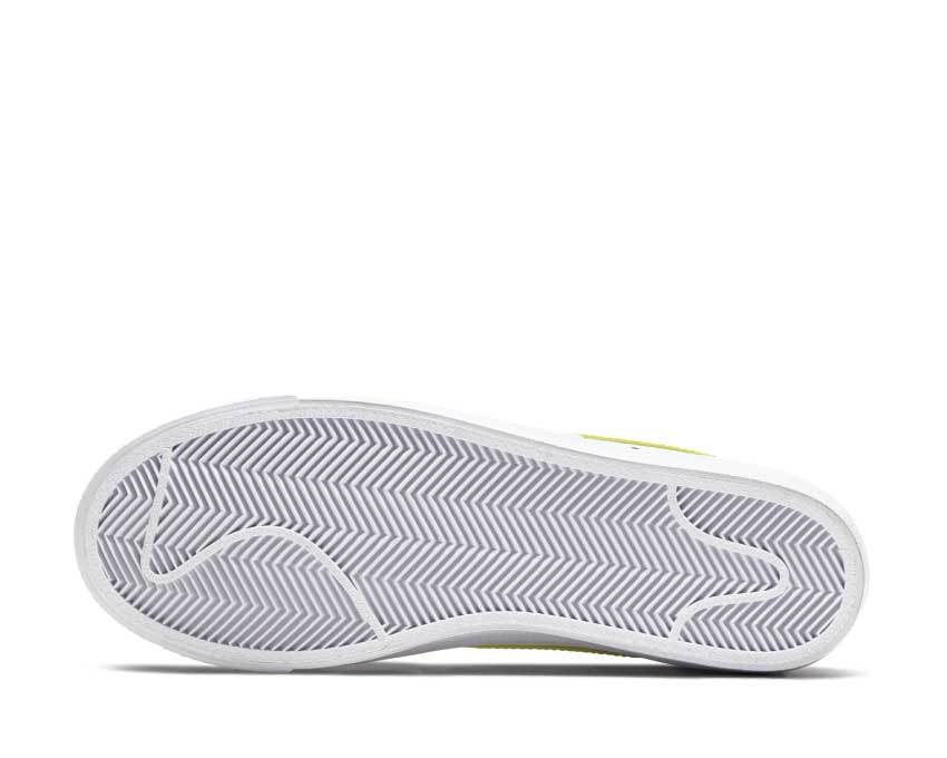 Nike Blazer Mid '77 Wmns White / Lemon Venom - Pure Platinum - Fossil CZ0362-100