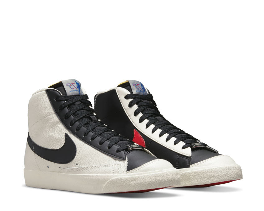 Nike Blazer Mid '77 EMB Sail / Black - Chile Red - Sail DD8025-101