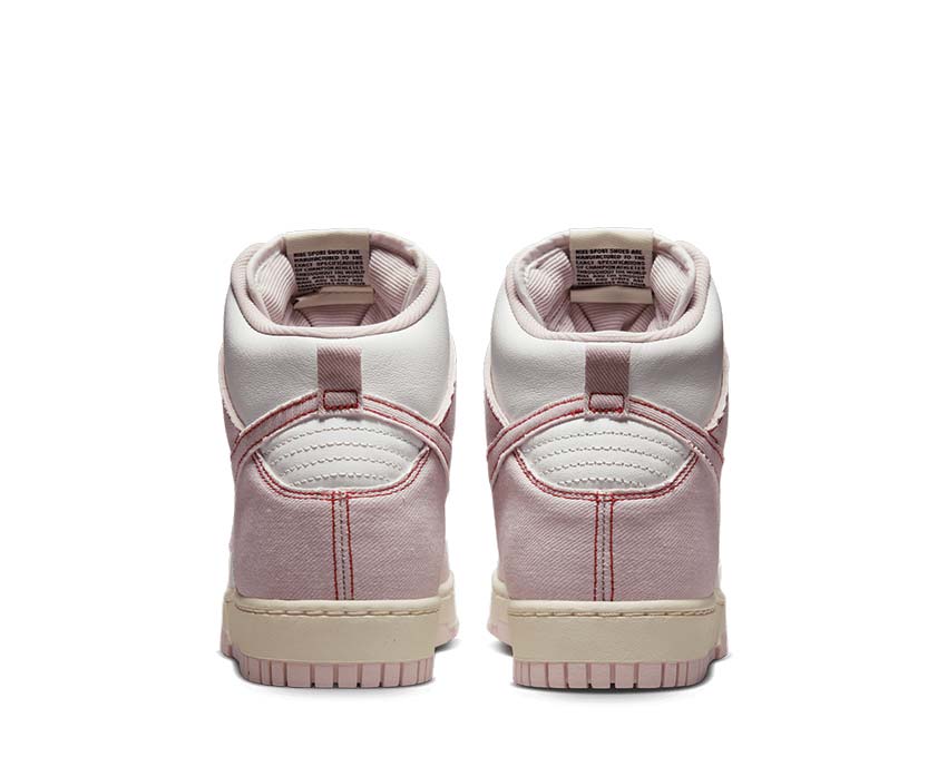Nike Dunk HI 1985 Summit White / Barely Rose - University Red DQ8799-100
