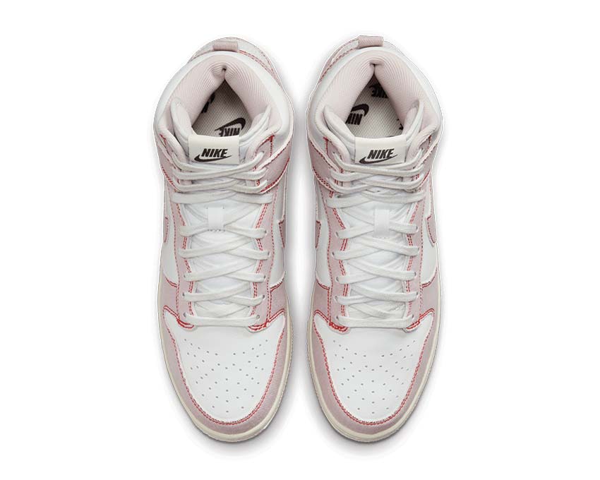 Nike Dunk HI 1985 Summit White / Barely Rose - University Red DQ8799-100