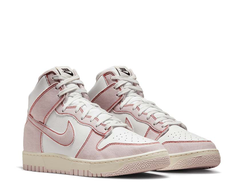 Nike Dunk HI 1985 Summit White / Barely Rose - University Red DQ8799-100