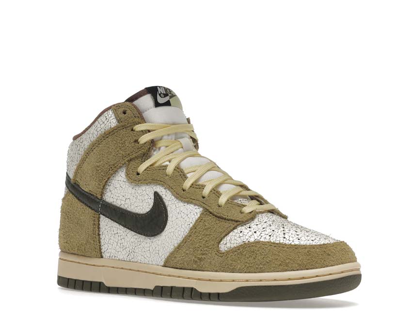 Nike Dunk Hi Retro Re-Raw Coriander / Summit White - Sail - Team Red DO6713-300