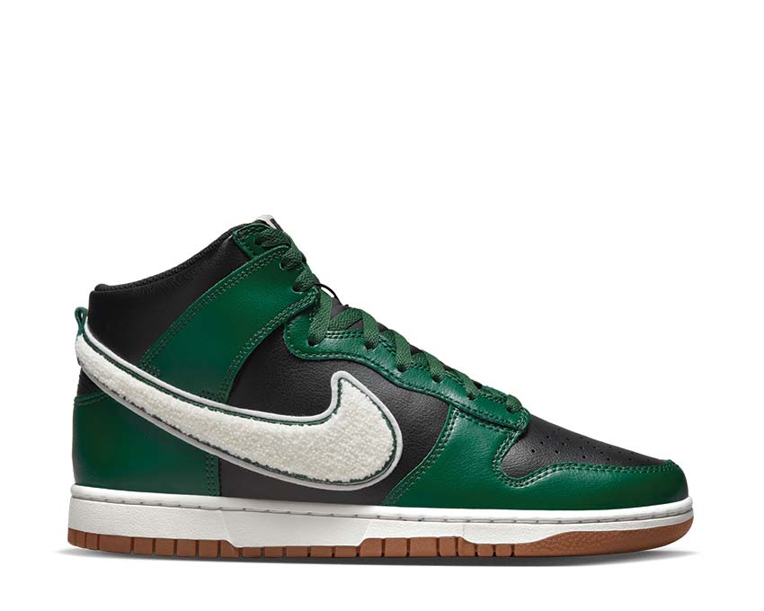 Nike Dunk HI Retro University Black / Gorge Green - Summit White DR8805-001