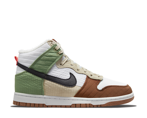 Nike Dunk High LX Summit White / Black - Oil Green - Rattan DN9909-100