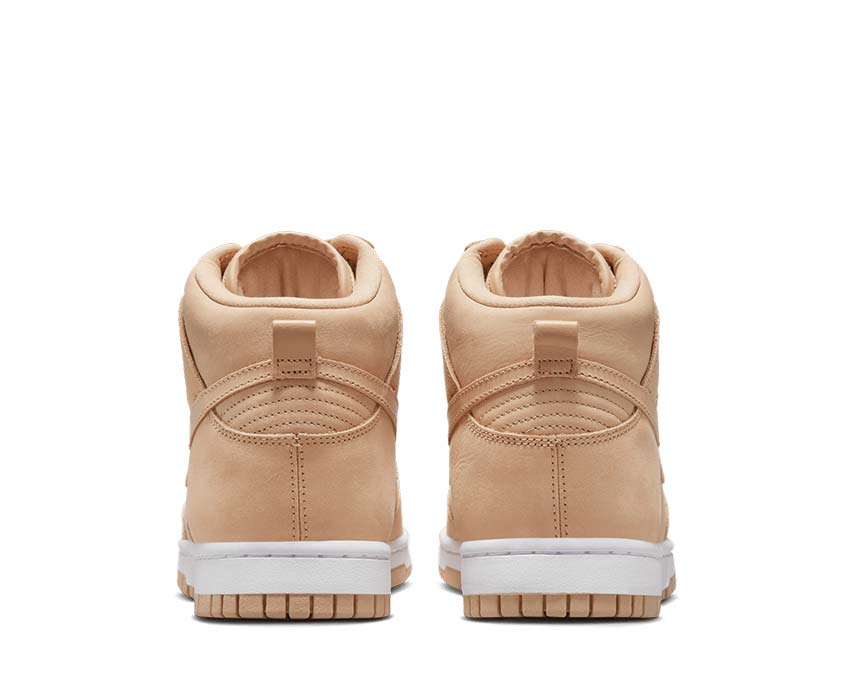 Nike Dunk High Premium Vachetta Tan / Vachetta Tan - White