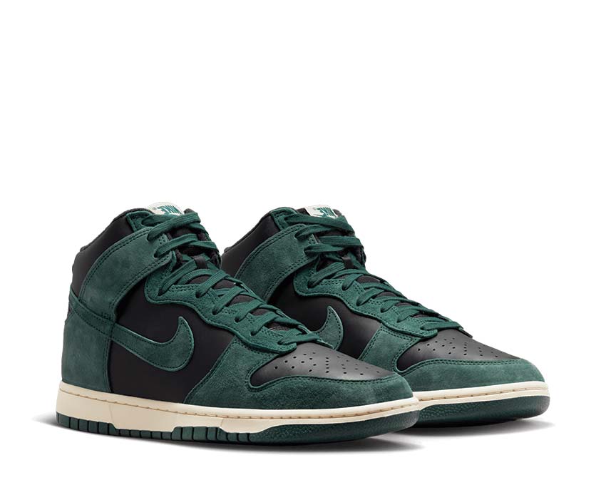 Nike Dunk High Retro Premium Black / Faded Spruce - Black - Light Cream DQ7679-002