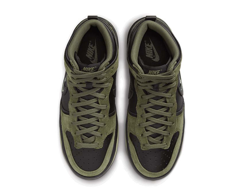 Nike Dunk High Up Medium Olive / Wolf Grey - Black DH3718-200