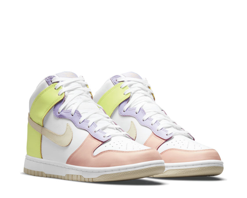 Nike Dunk High White / Cashmere - LT Lemon Twist DD1869-108