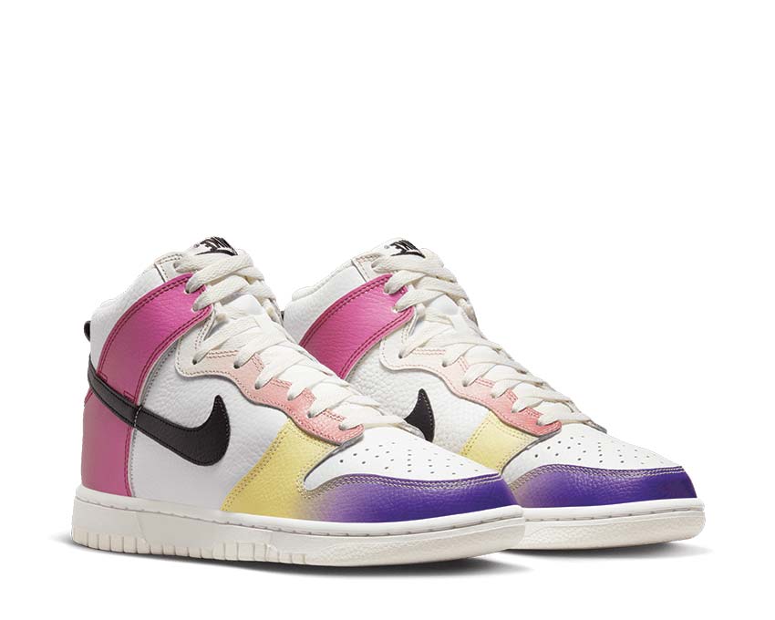 Nike Dunk High Wmns Summit White / Black - Team Red - Gym Red FD0802-100