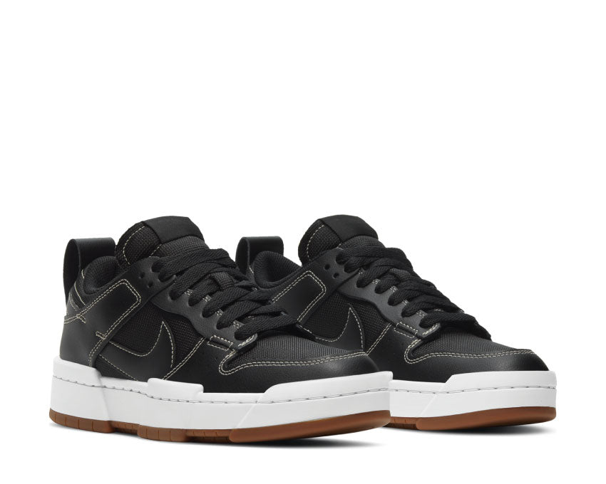 Nike Dunk Low Disrupt Black / Black - Fossil - Gum Med Brown CK6654-002