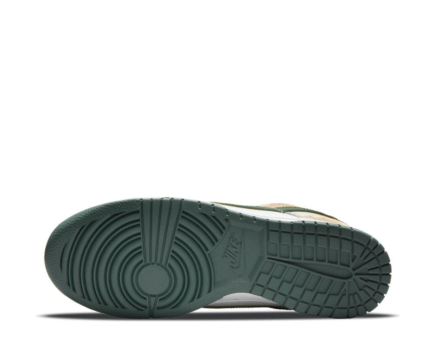 Nike Dunk Low SE Sail / Vintage Green - Total Orange - White DH0957-100