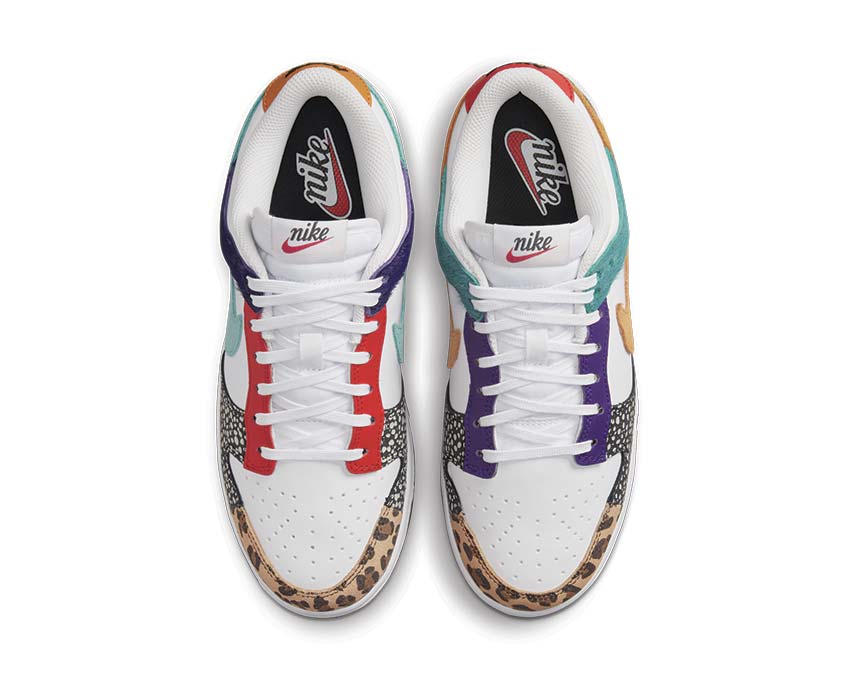 Nike Dunk Low SE White / Light Curry - Washed Teal DN3866-100