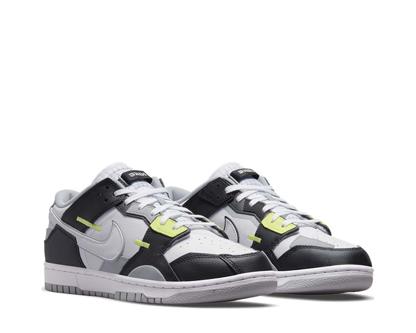 Nike Dunk Scrap Black / White - Wolf Grey - LT Lemon Twist DC9723-001