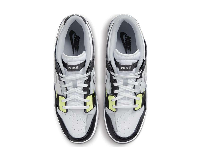 Nike Dunk Scrap Black / White - Wolf Grey - LT Lemon Twist DC9723-001