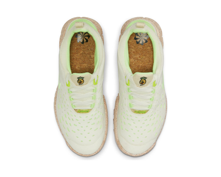 Nike Free Run Trail Premium Coconut Milk / Lime Glow - Metallic Gold CZ9079-100