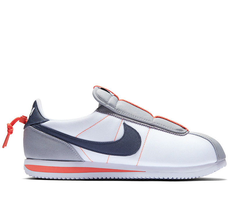 Nike Kendrick Lamar Cortez Basic Slip White Thunder Blue Wolf Grey Turf Orange AV2950 100