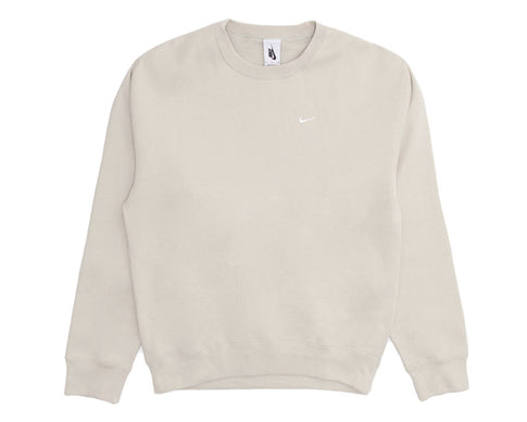 Nike M NRG Soloswoosh Crew Fleece Light Bone / White CV0554-072
