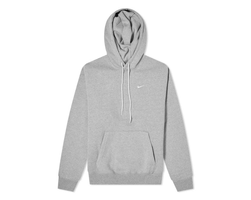 Nike M NRG Soloswoosh Hoodie Fleece DK Grey Heather / White CV0552-063
