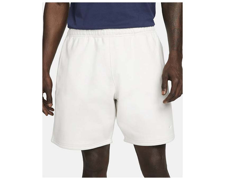 nike nrg soloswoosh fleece shorts phantom white dv3055 030