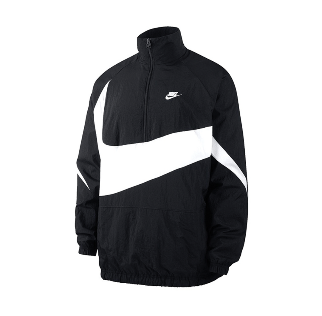 Nike Nsw Swoosh Woven Jacket Black AJ2696 010 NOIRFONCE