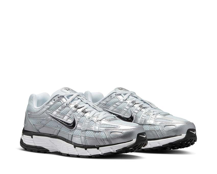 Nike P-6000 WMNS White / Black - Metallic Silver FD9876-101