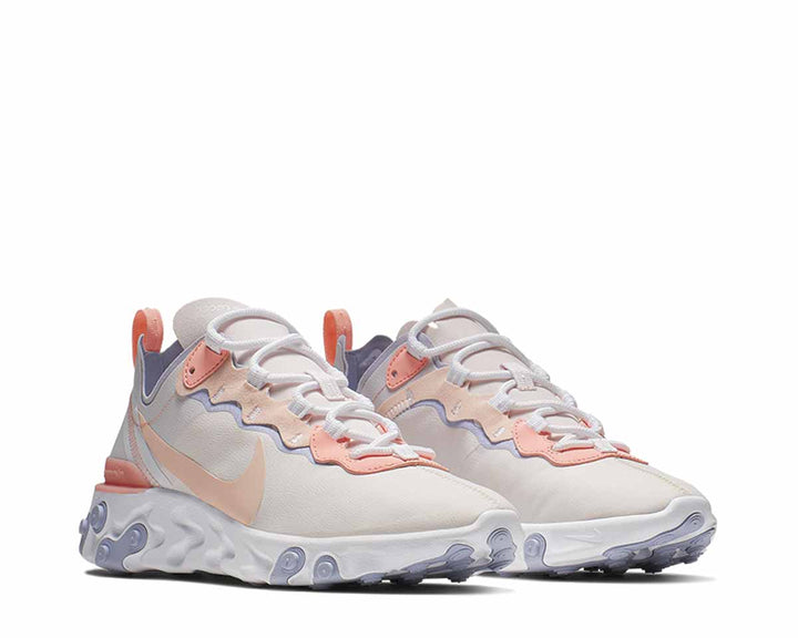 Nike React Element 55 Pale Pink Washed Coral Oxygen Purple BQ2728-601