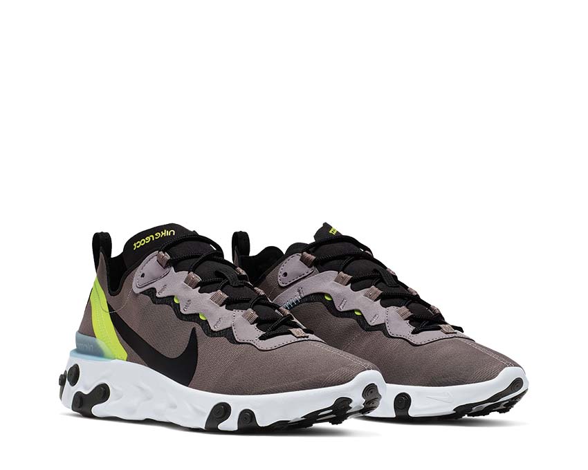 Nike React Element 55 Pumice Black White Blue Chill BQ6166-201